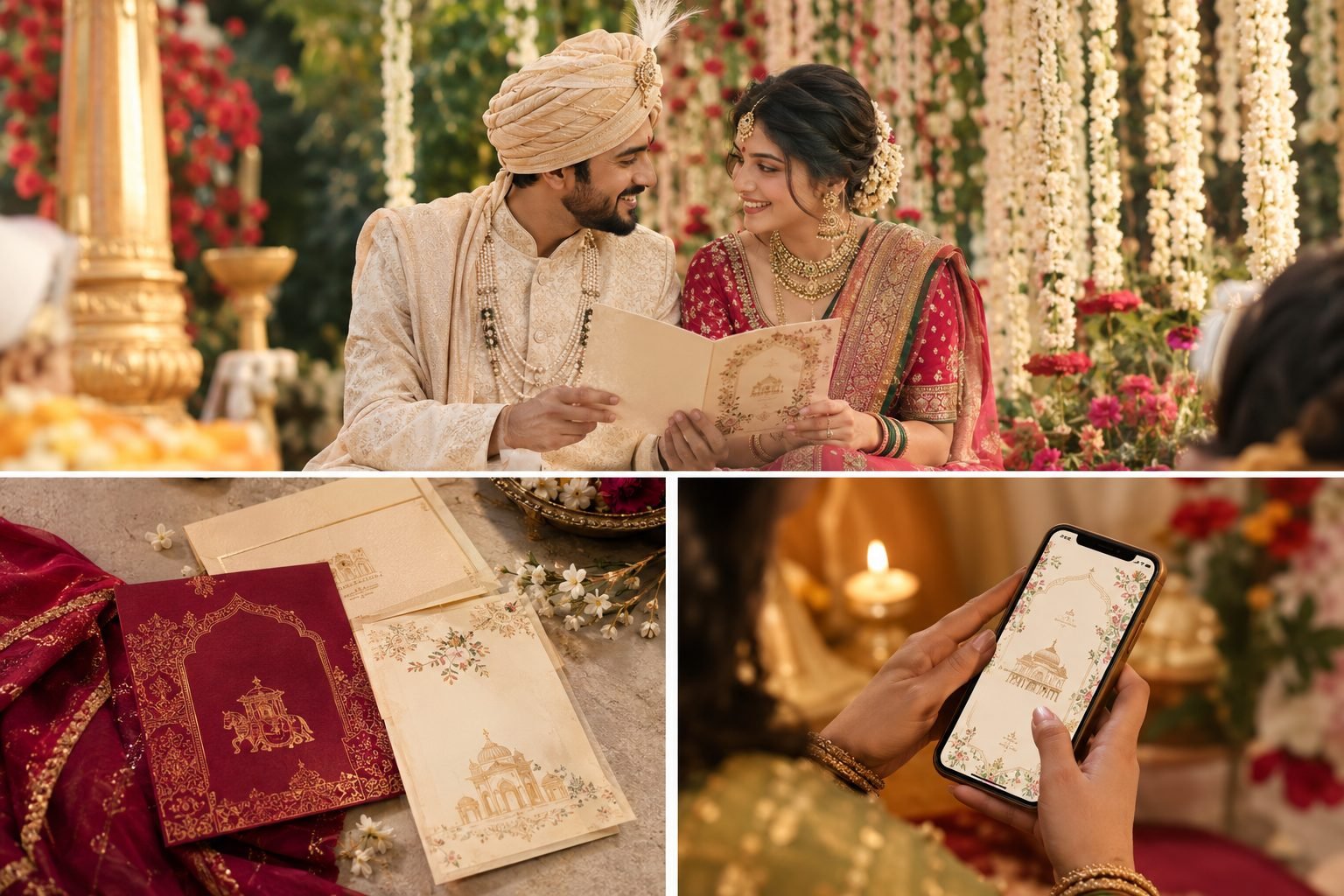 Royal Indian Wedding Invitation Designs on a Budget